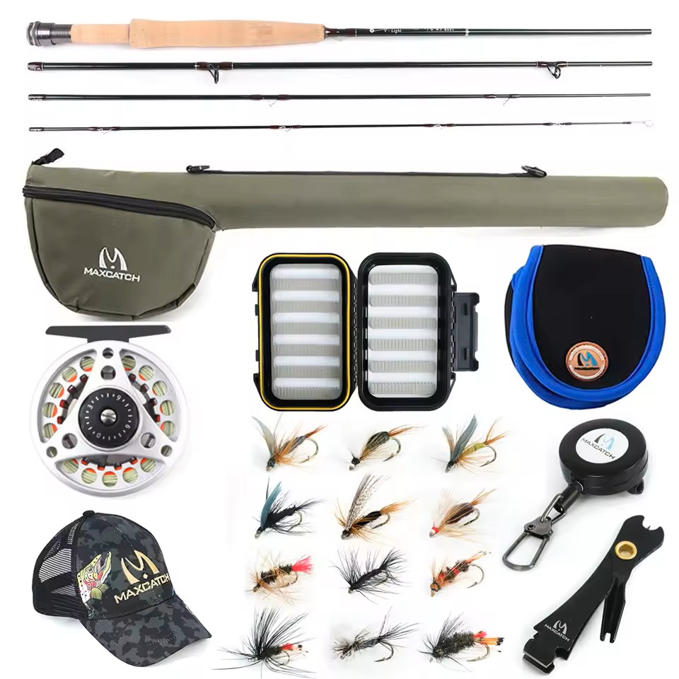 Fishing Hook Box - MAXIMUMCATCH Ultralite/V-light 6ft-7.6ft 2/3wt Small Stream