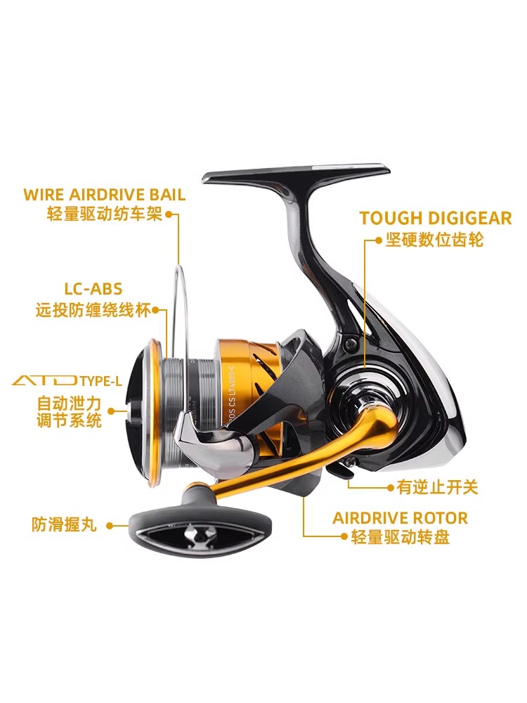 24 DAIWA REVROS CS LT Spinning - огляд і ціна Kastking Reel Zephyr