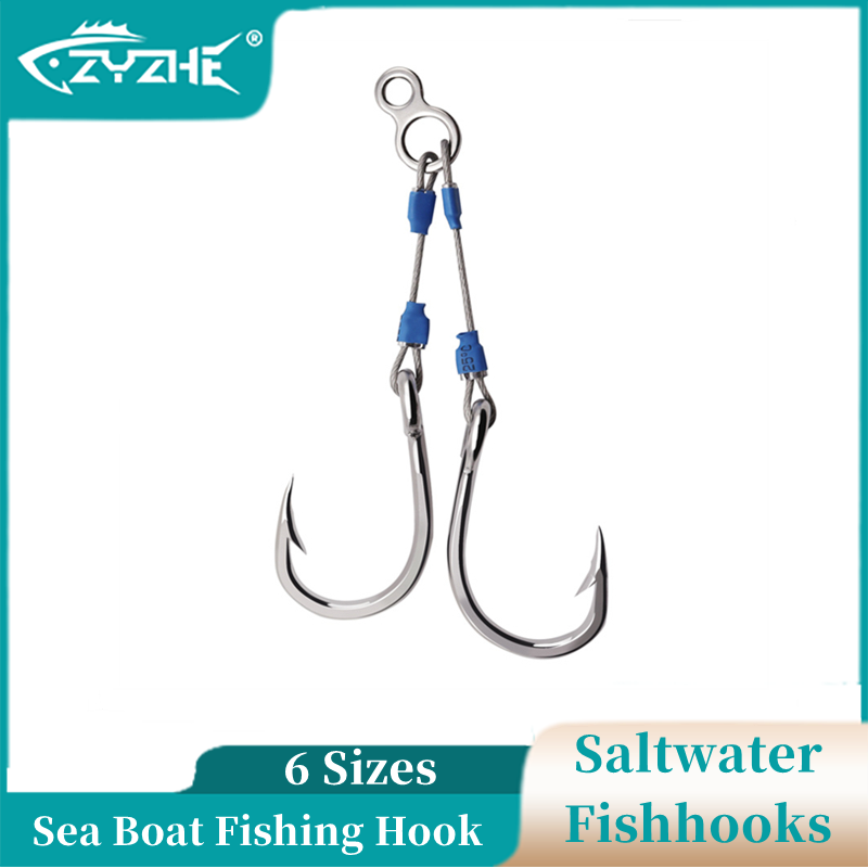 ZYZHE Steel Wire Jig Assist Ho - огляд і ціна Fishing Hook Assortment