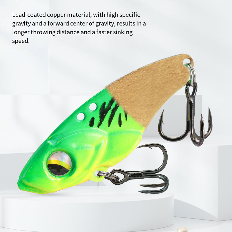 Metal VIB Fishing Lure Hard Vi - огляд і ціна Fishing Hook Treble