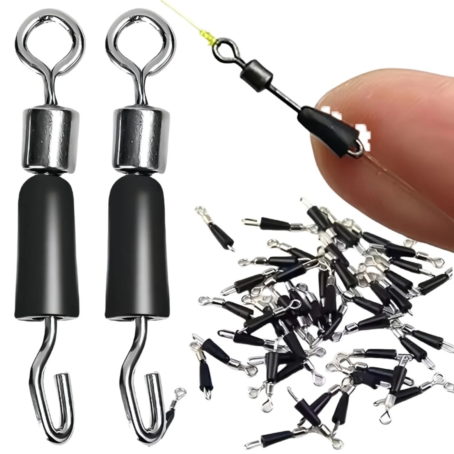 50pcs Carp Fishing Quick Chang - огляд і ціна Fishing Hook Stainless Steel