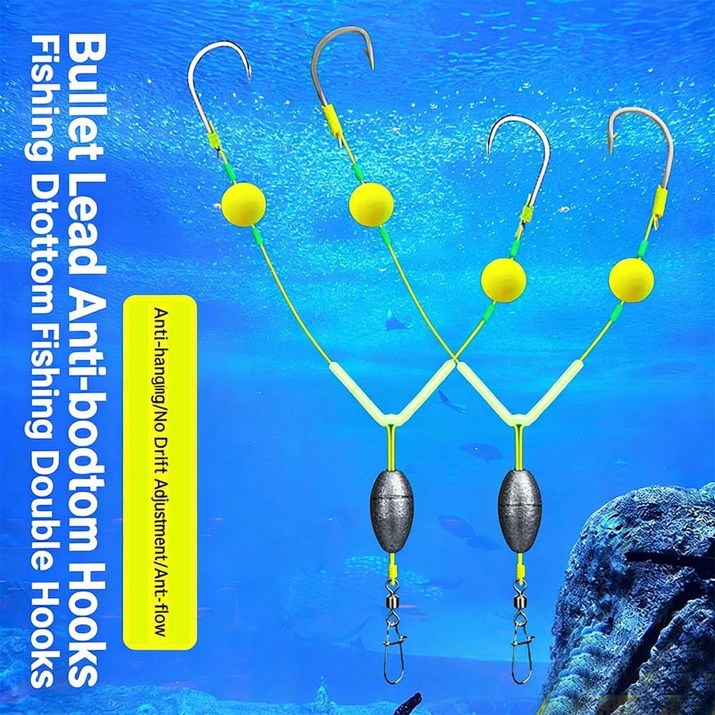 Reverse Off-Bottom Double Hook - огляд і ціна Fishing Hook Weedless
