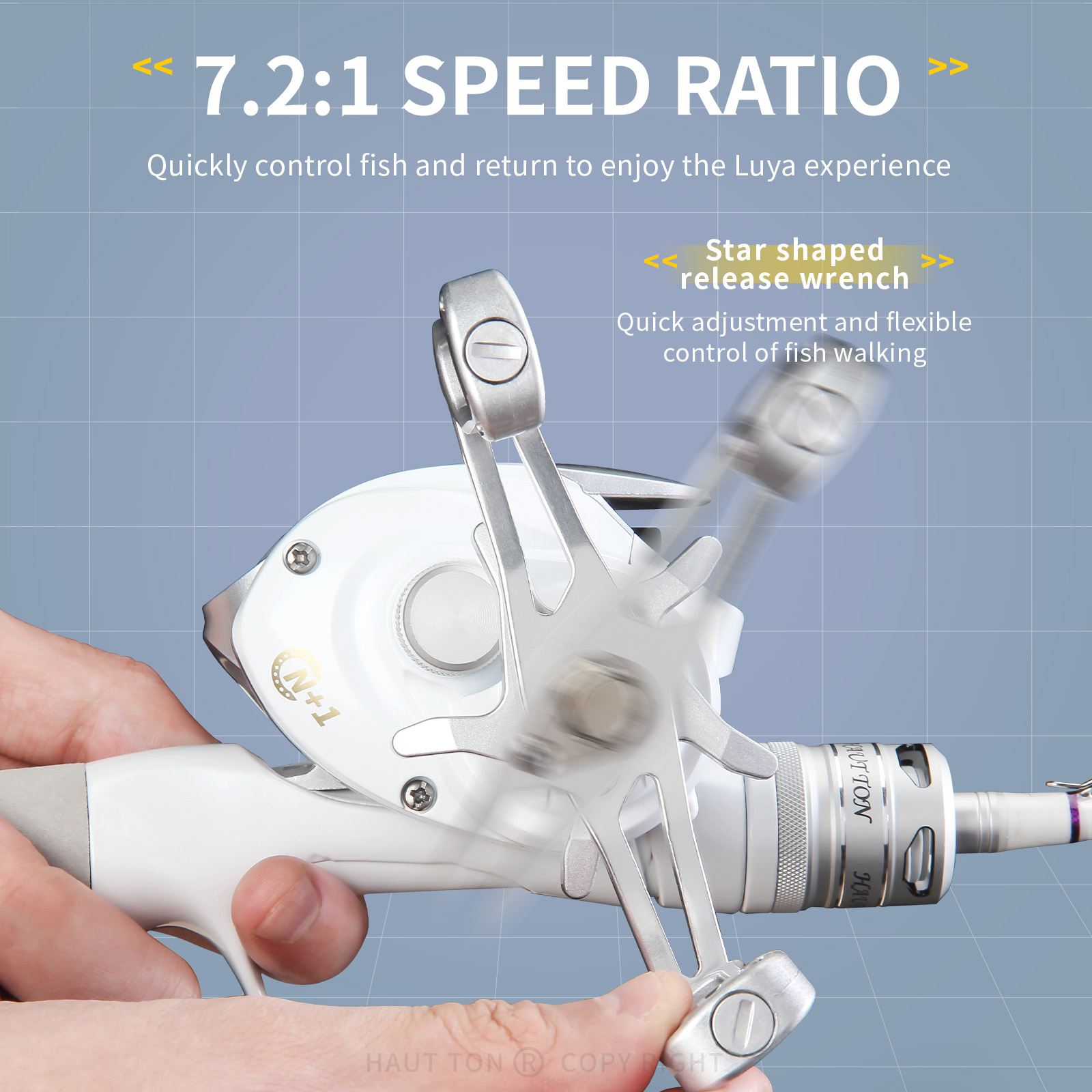 HAUT TON ET Baitcaster Reel 4+ - огляд і ціна Kastking Reel Zephyr