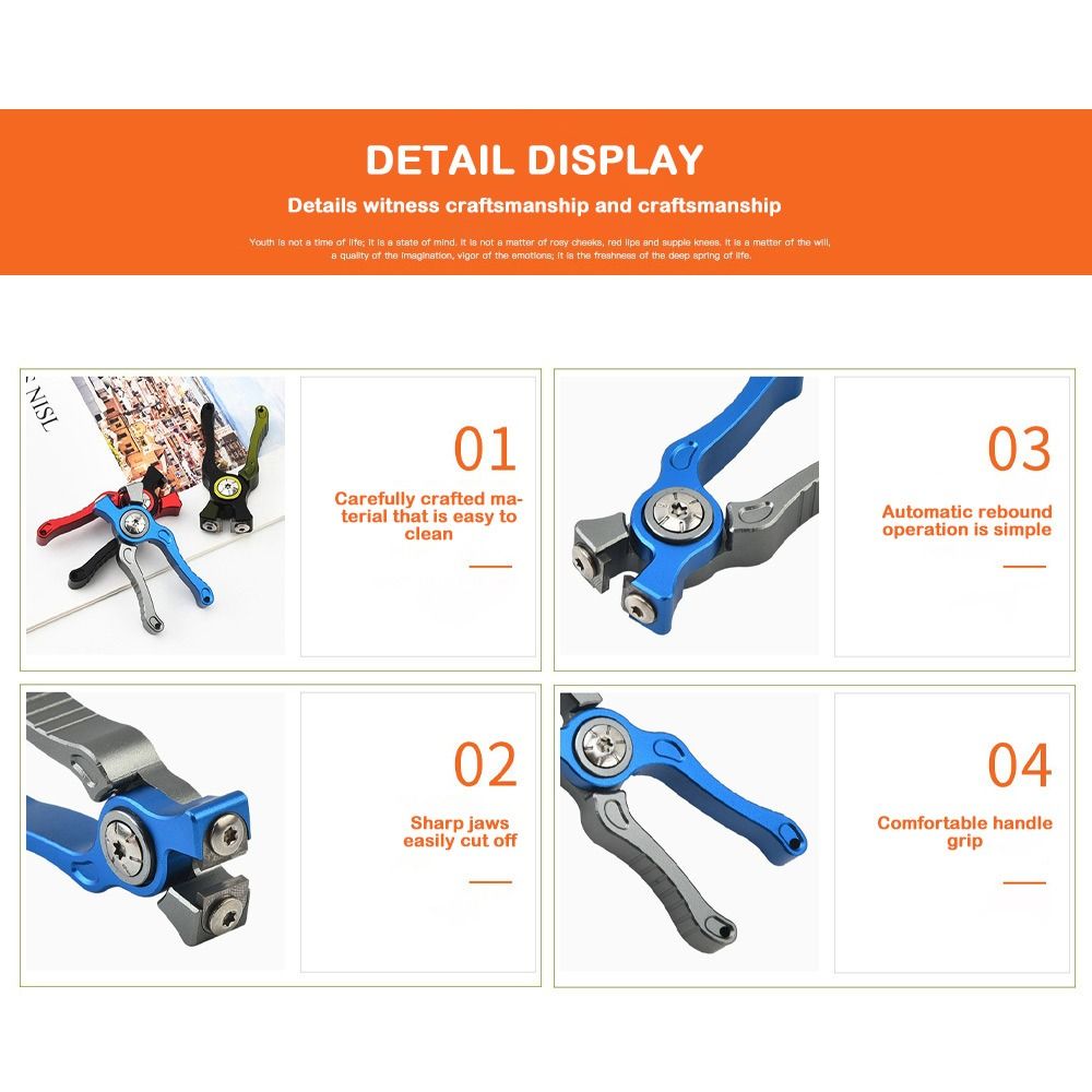 Aluminum Alloy Fishing Pliers  - огляд і ціна Fishing Hook Remover