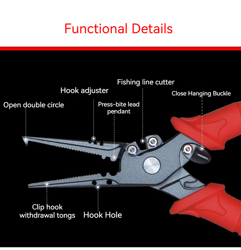 High-Precision Luya Pliers Mul - огляд і ціна Fishing Hook Stainless Steel