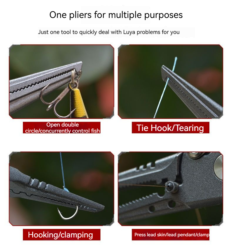 High-Precision Luya Pliers Mul - огляд і ціна Fishing Hook Stainless Steel