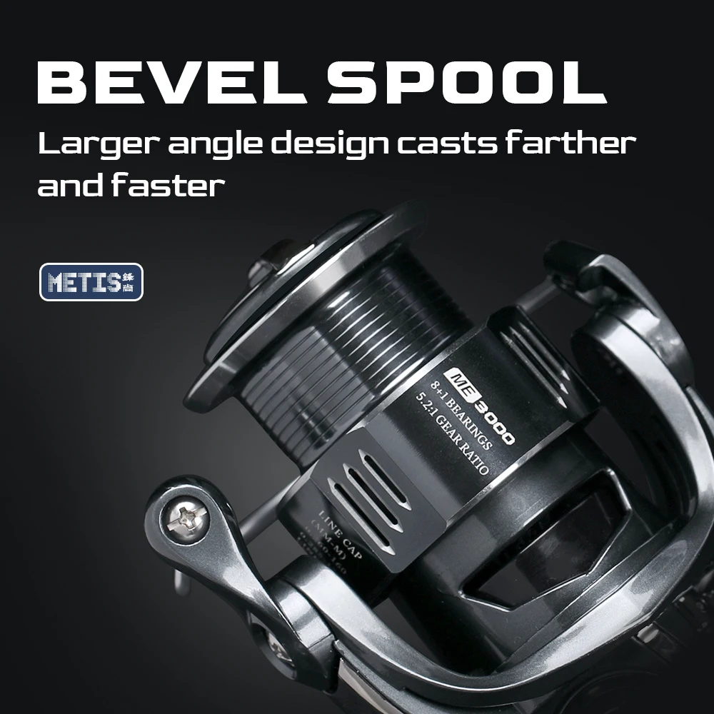 TSURINOYA METIS 1000 2000 3000 - огляд і ціна Kastking Reel Zephyr