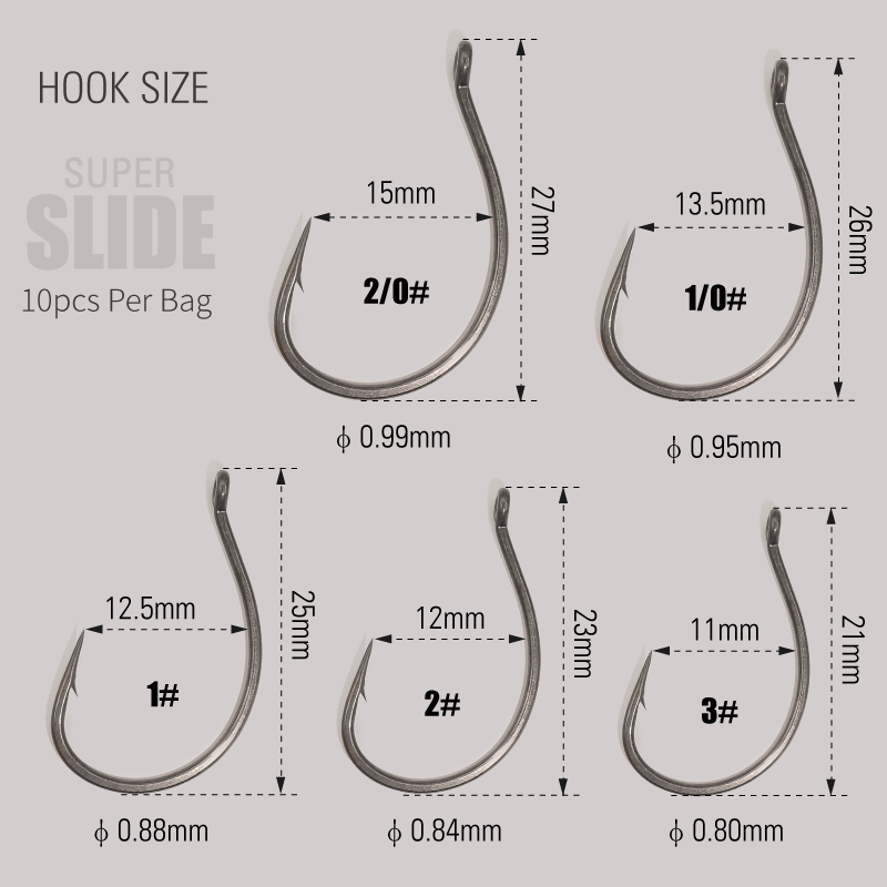LUREHOLIC PTFE Super Slide Wac - огляд і ціна Fishing Hook Assortment