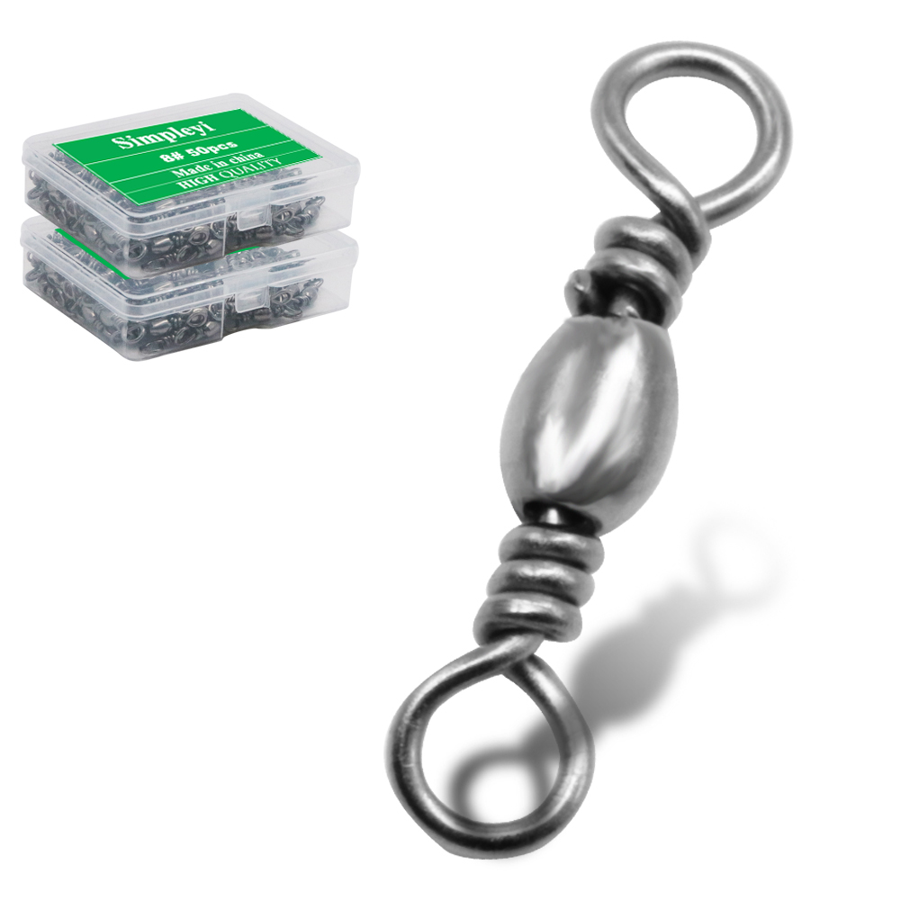 50pcs/1Box Stainless Steel Fis - огляд і ціна Fishing Hook Stainless Steel