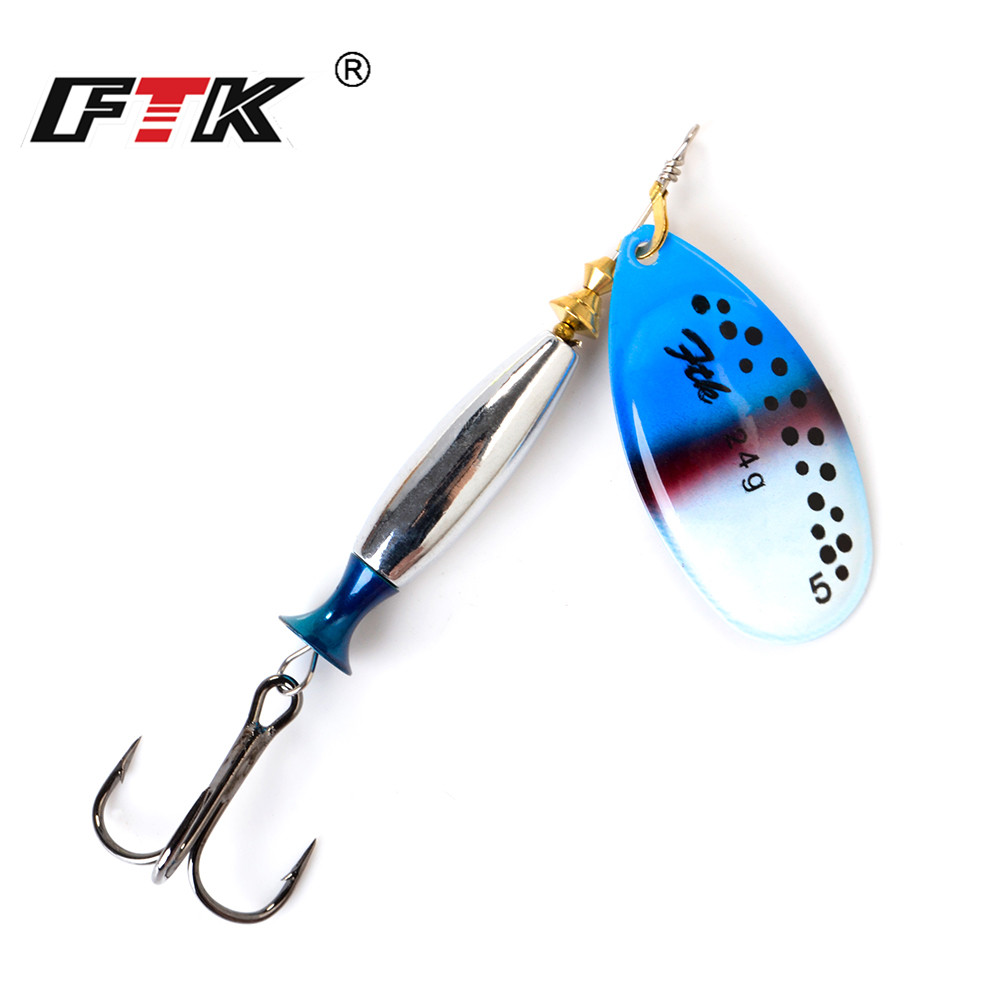 FTK 18g 24g Spinner Bait Hard  - огляд і ціна Fishing Hook Treble