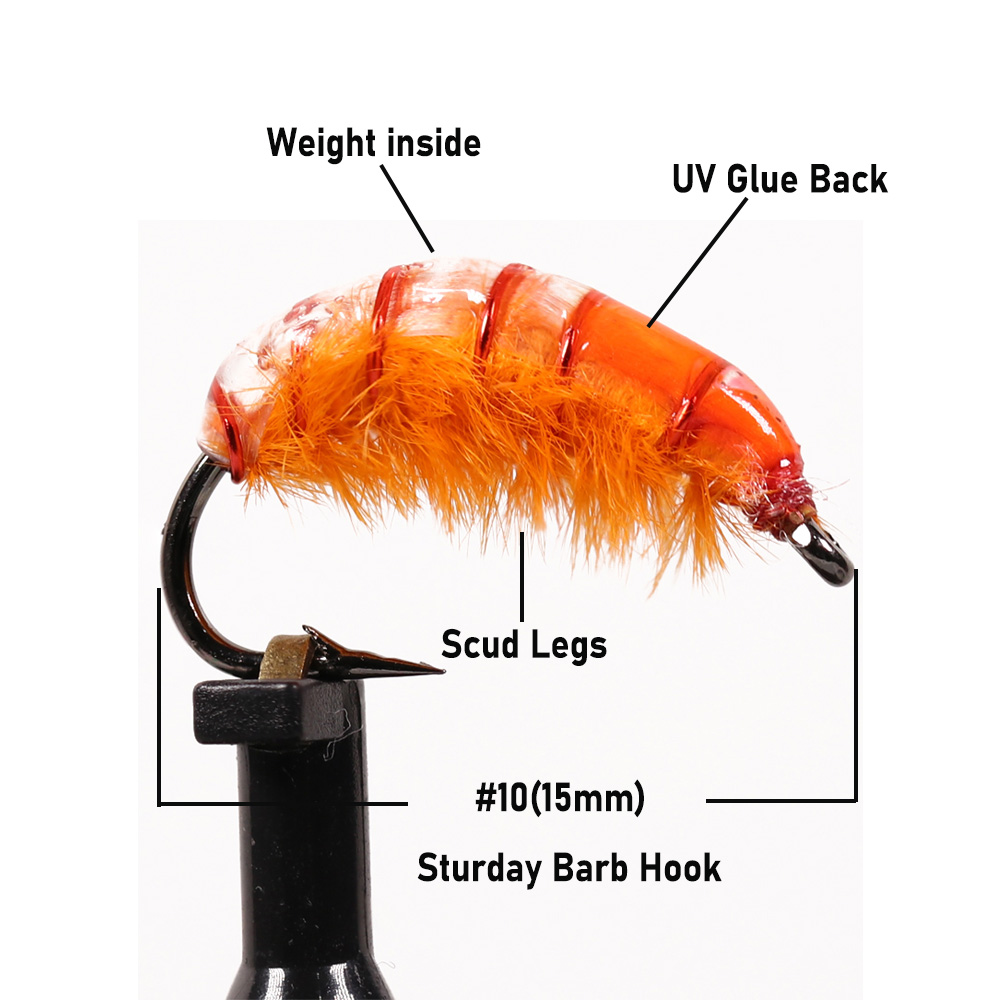 6pcs/8pcs #10 Fast Sinking Cze - огляд і ціна Fishing Hook Size