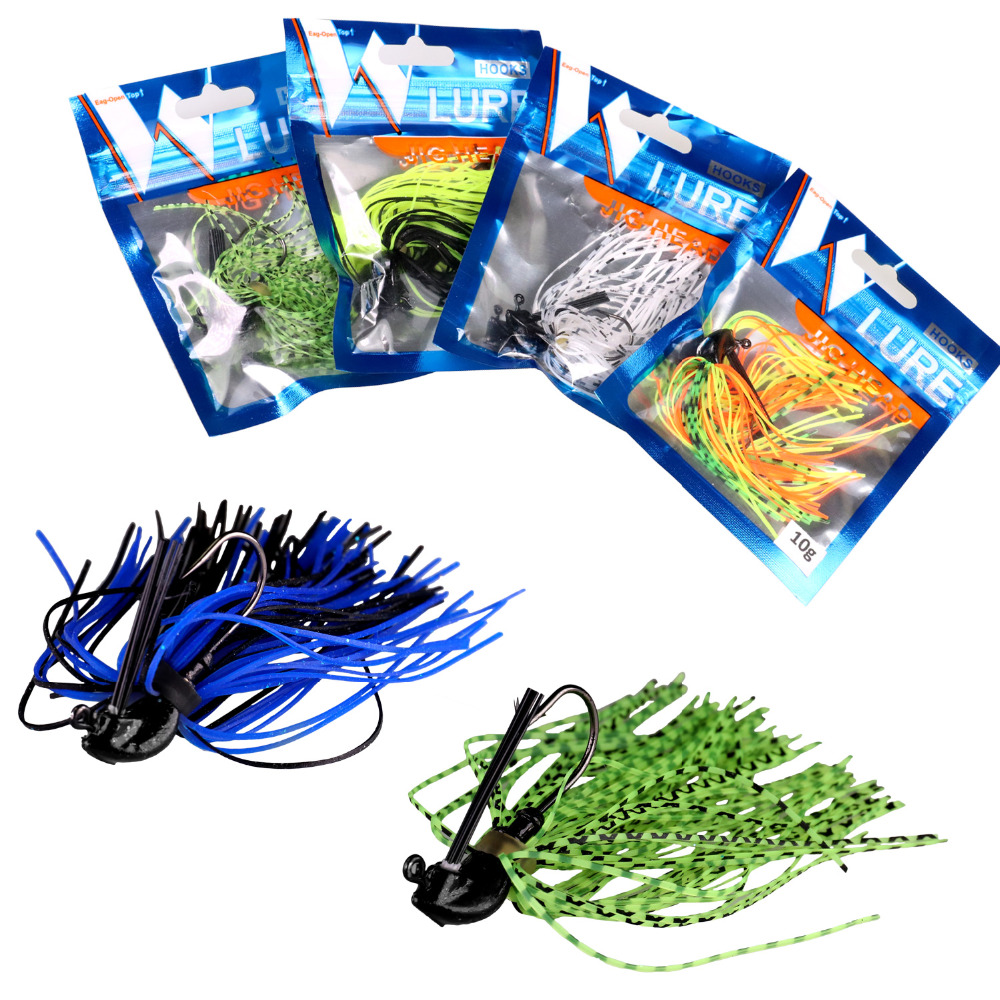 10pcs 7g 10g 14g Weedless Jig  - огляд і ціна Fishing Hook Weedless