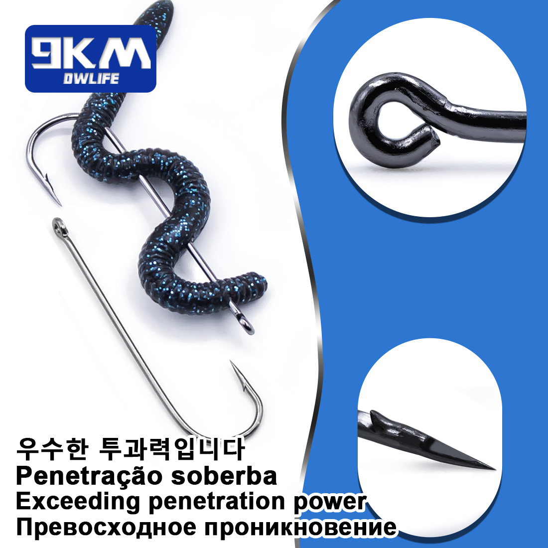 Fishing Hooks Long Shank Hooks - огляд і ціна Fishing Hook Barbless