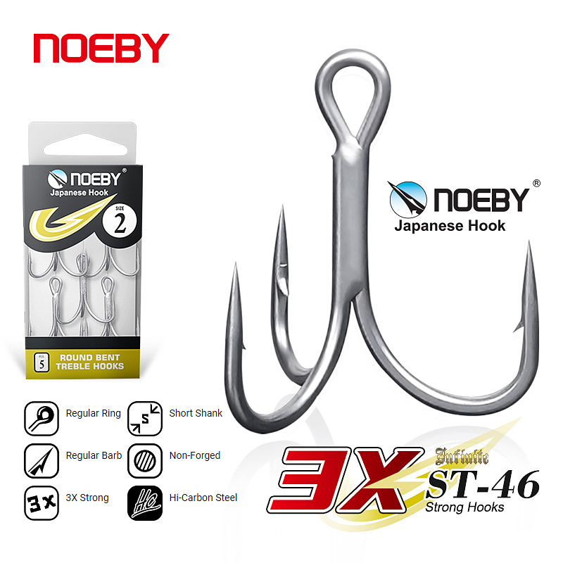Noeby High Carbon Steel Fishin - огляд і ціна Fishing Hook Barbless