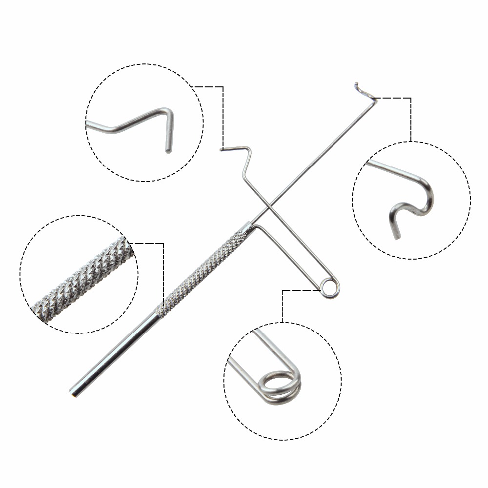 Fly Fishing Knot Tying Tool Ty - огляд і ціна Fishing Hook Stainless Steel