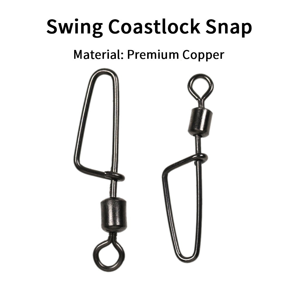 20PCS #12 -1/0 Rolling Swivel  - огляд і ціна Fishing Hook Stainless Steel