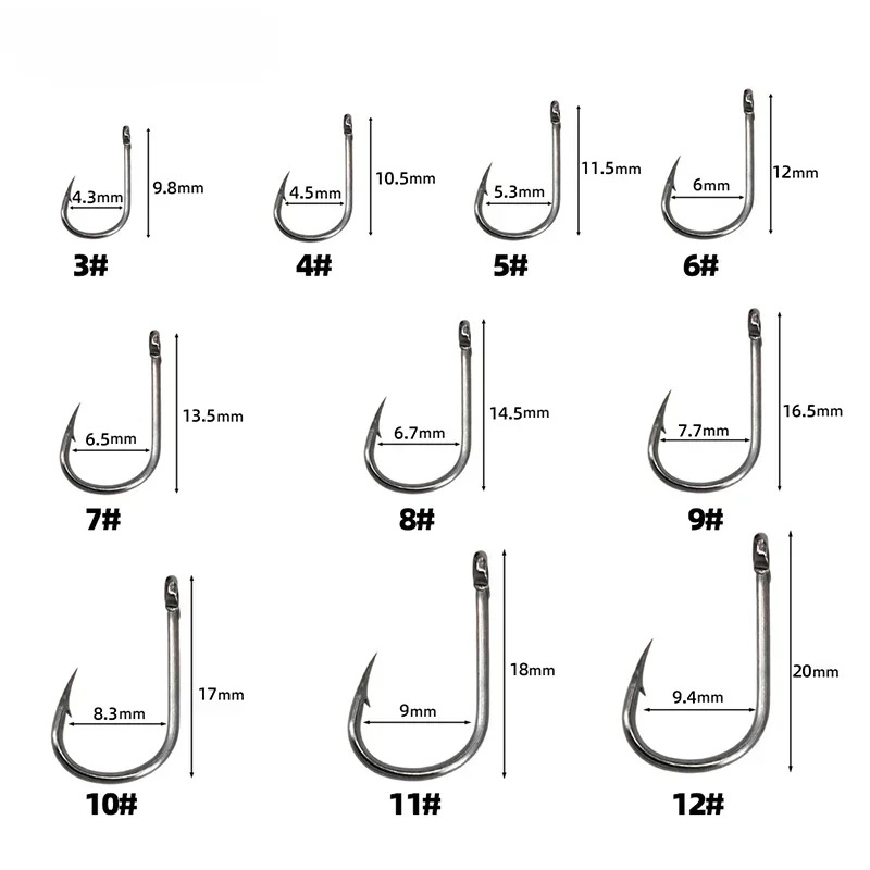 50-1600Pcs/BoxFishing Hooks Ca - огляд і ціна Fishing Hook Assortment
