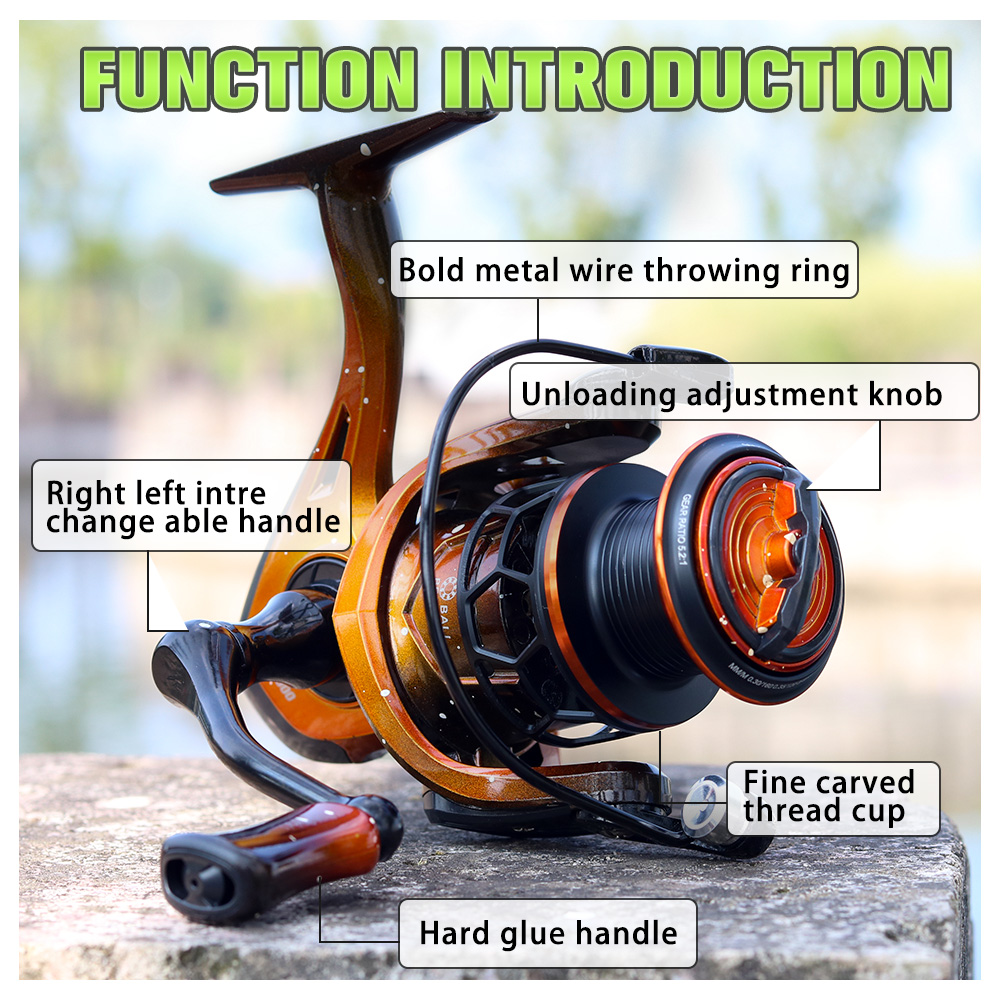 JOSBY Spinning Fishing Reel 10 - огляд і ціна Daiwa Reel Bg