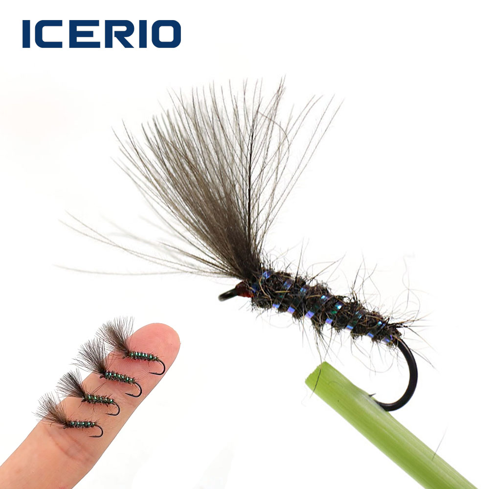 5/6PCS CDC Parachute Dry Fly S - огляд і ціна Fishing Hook Size