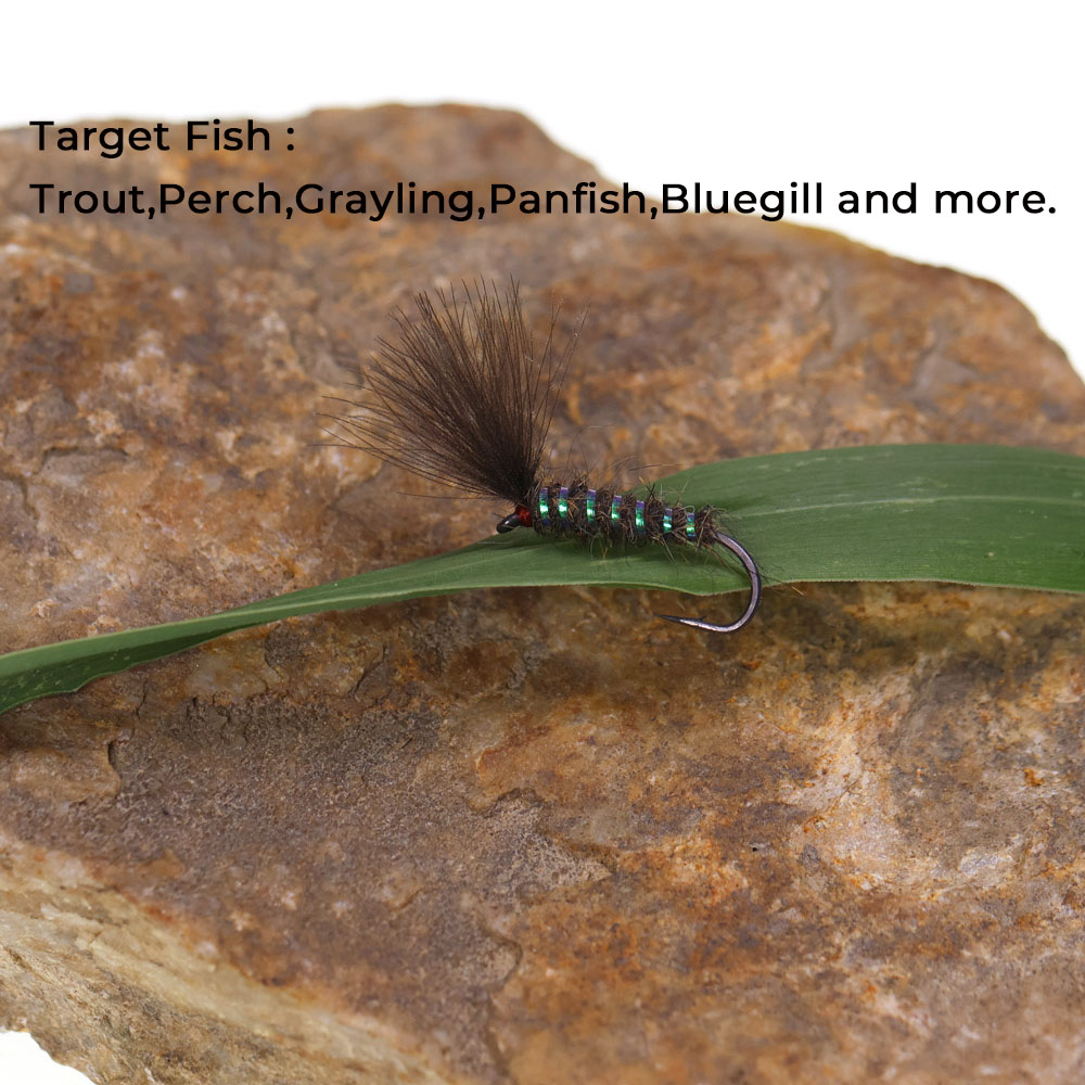 5/6PCS CDC Parachute Dry Fly S - огляд і ціна Fishing Hook Size