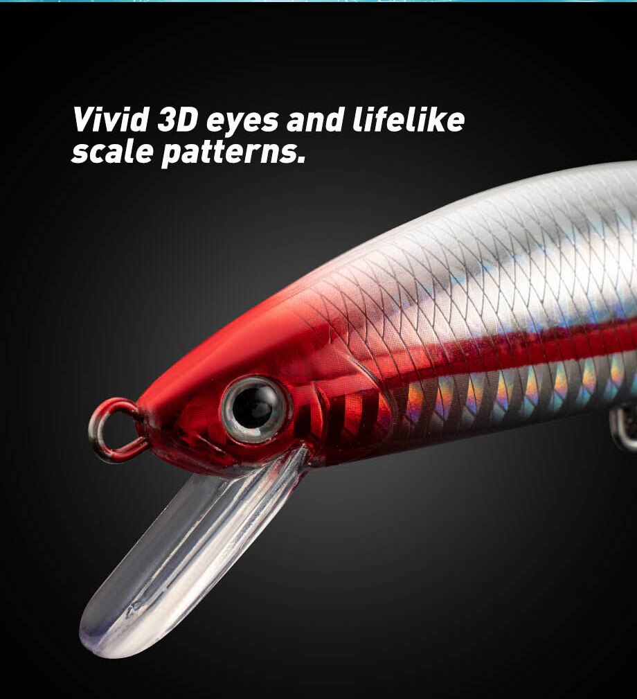 Fishing Lure Sinking Minnow 13 - огляд і ціна Fishing Hook Treble