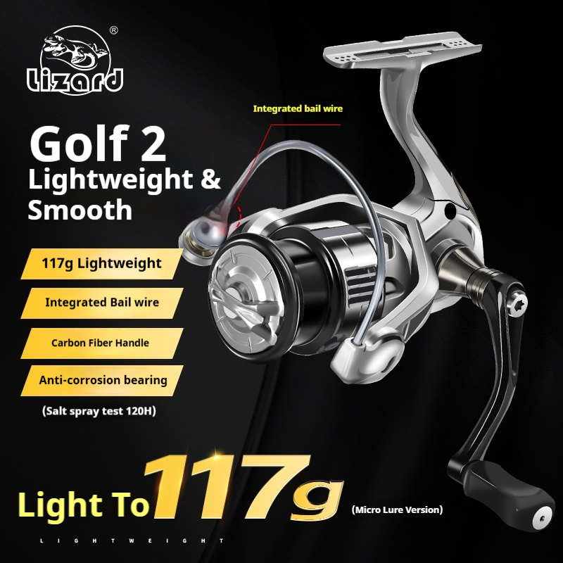 Lizard Golf 2 Metal Spool Reel - огляд і ціна Kastking Reel Zephyr