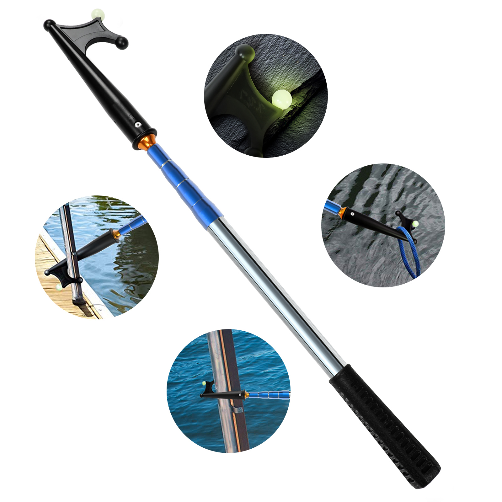 SANLIKE Retractable Luminous B - огляд і ціна Fishing Hook Stainless Steel