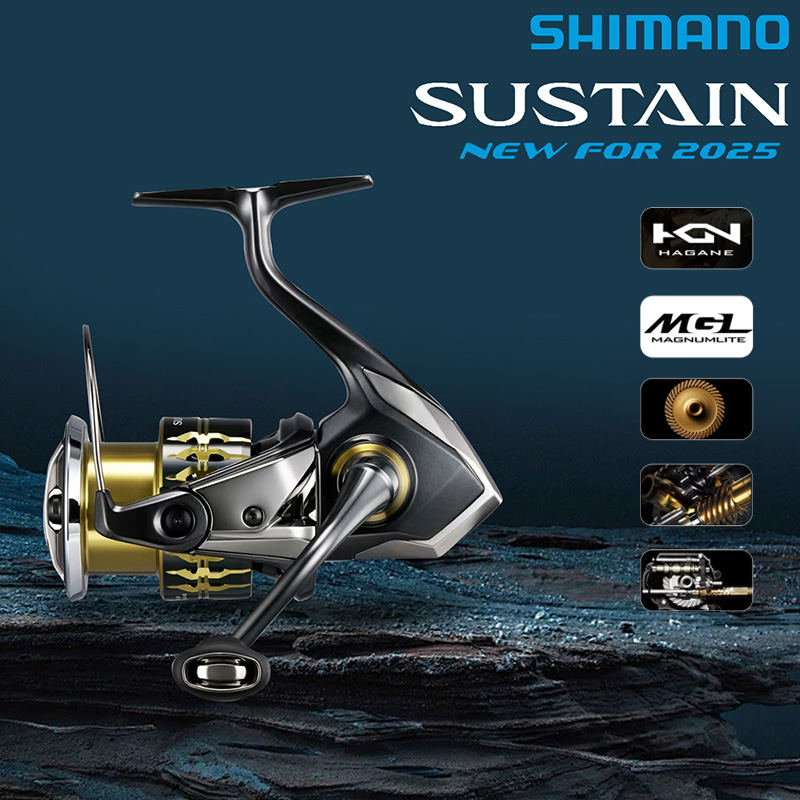 SHIMANO 2025 SUSTAIN Spinning  - огляд і ціна Shimano Reel Sustain